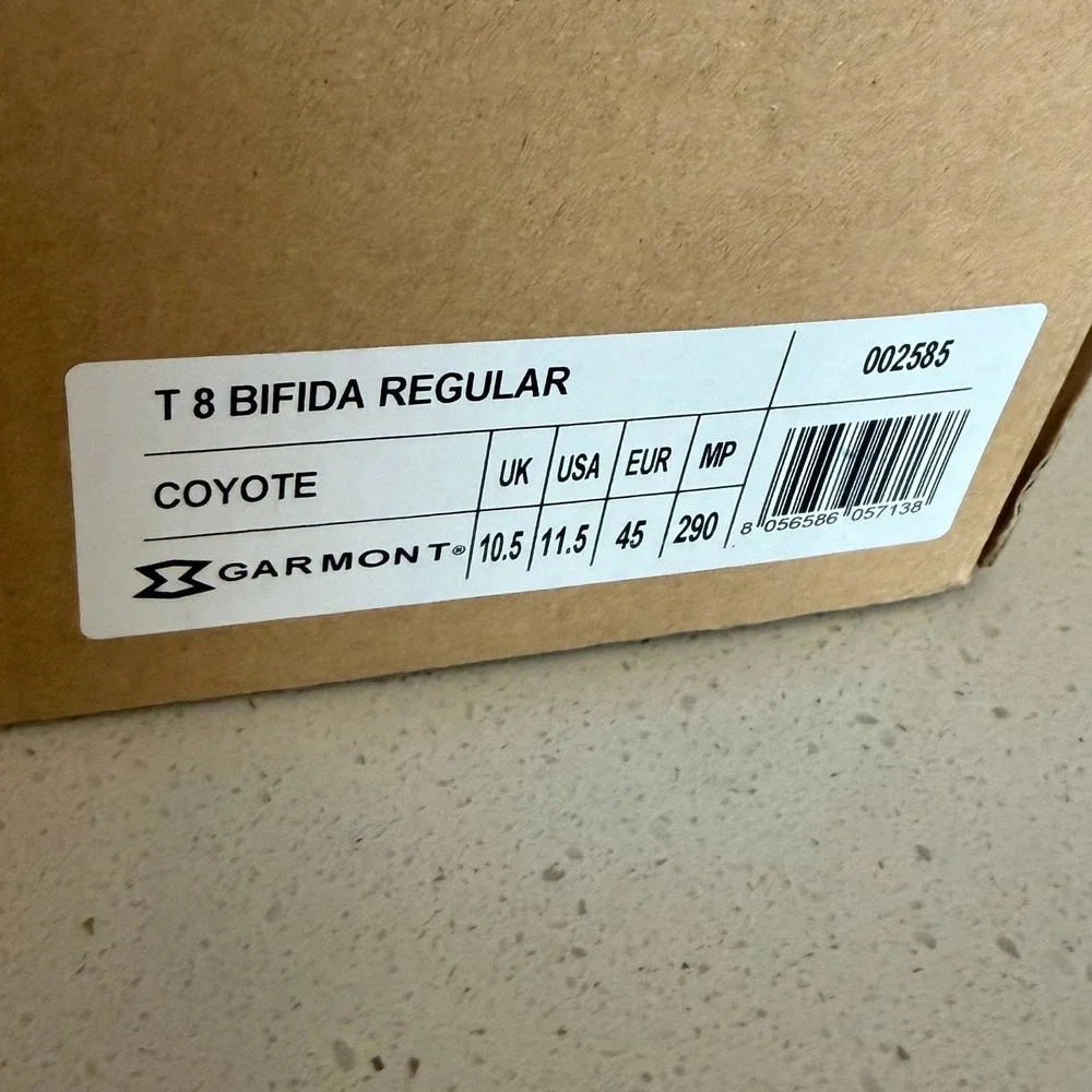Garmont T8 Bifida Regular Tactical Boot Coyote Brown Men 11.5 Military Ortholite